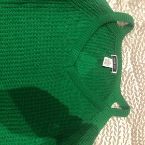 Green sweater size large